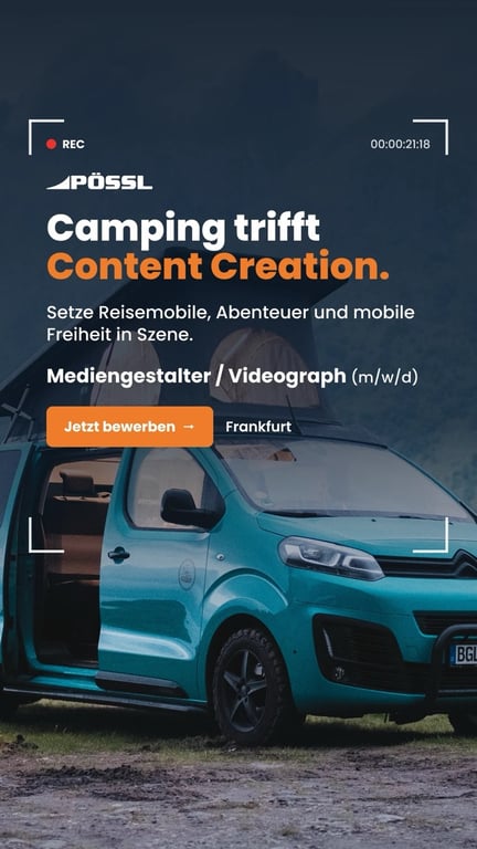 Anzeige von echtgut für Pössl Center Frankfurt