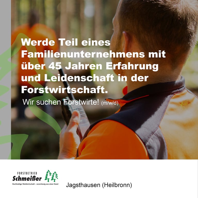 Anzeige von echtgut für Forstbetrieb Schmeißer